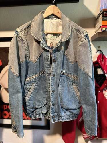 ジャケット・アウター back to the future guess vintage jacket Vintage 80's BTTF Guess Jeans Denim Jacket Sz Med Marty
