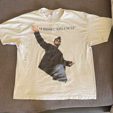 1991 morrissey kill uncle tour tee Lサイズ Vintage 90's Morrissey “ Kill Uncle 1991 Alt Rock Band T