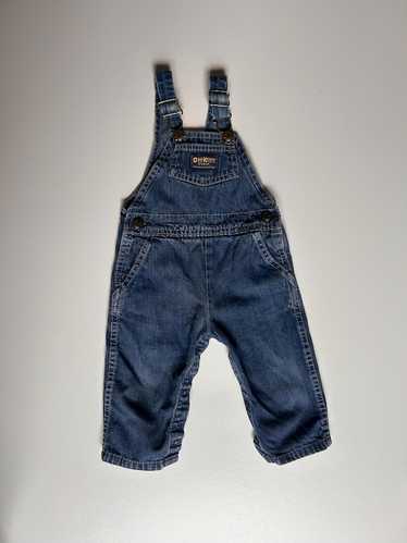 ビンテージ Oshkosh Baby B'gosh クマ柄デニムオーバーオール ビンテージ Oshkosh Baby B'gosh クマ柄デニムオーバーオール