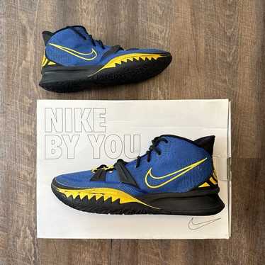 シューズ(男性用) Nike Kyrie 7 (DA7567-991) US9(27cm) Nike By You Kyrie 7 'Black Metallic Gold' DA7567-991 Men's