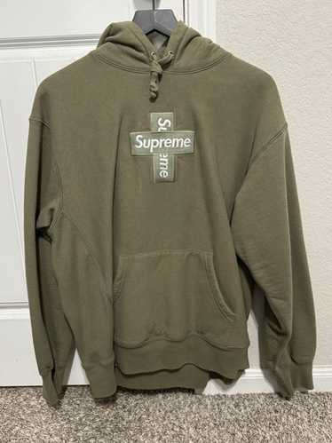 Cross box logo hooded - Gem