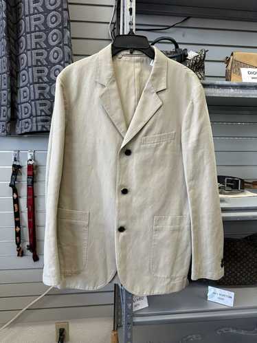 ジャケット・アウター MARGARET HOWELL / linen tailored jacket MHL. Margaret Howell 22SS Tailored Jacket L Navy Linen Blend