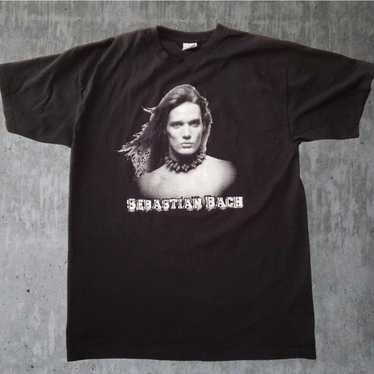 【希少】SKID ROW “Sebastian Bach” Tシャツ ビンテージ Vintage Skid Row Thickskin Tour 2000 Concert Sebastian Bach