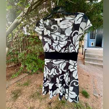 WHBM vintage Y2K mesh milkmaid dress White House B