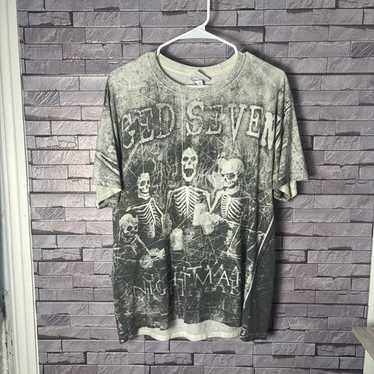 AVENGED SEVEN FOLD バンT mare AVENGED SEVENFOLDバンド T NIGHT MARE メンズ