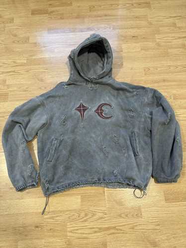 【THUG CLUB】Rock Hoodie Blue Thug Club Blue Rock Hoodie Thug Club