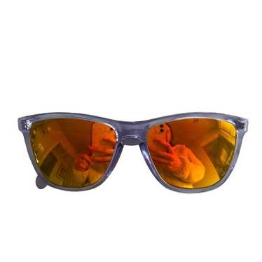 80s 90s OAKLEY FROGSKINS VINTAGE サングラス Oakley Frogskins Vintage Matte White w/ Grey Lens Japan Mint