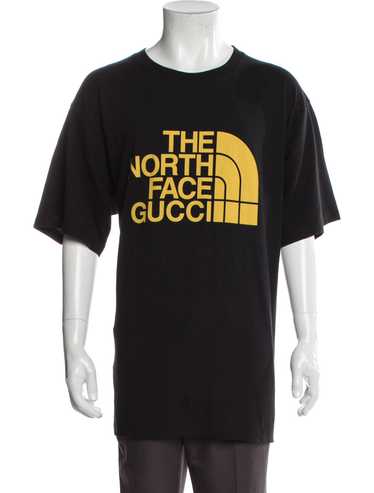 THE NORTH FACE GUCCI ブラック Tシャツ The North Face x Gucci T-Shirt, Size S