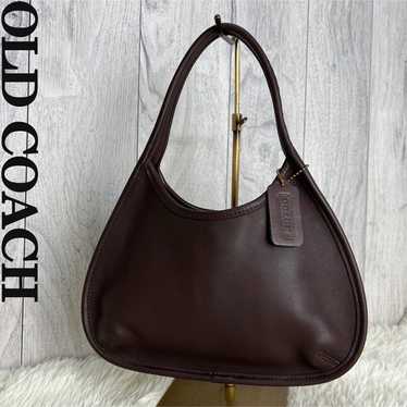 良品 Vintage Coach 9027 オールドコーチ ergo ミニバッグ Vintage 90's Coach Brown Leather Ergo Legacy 9027 Shoulder