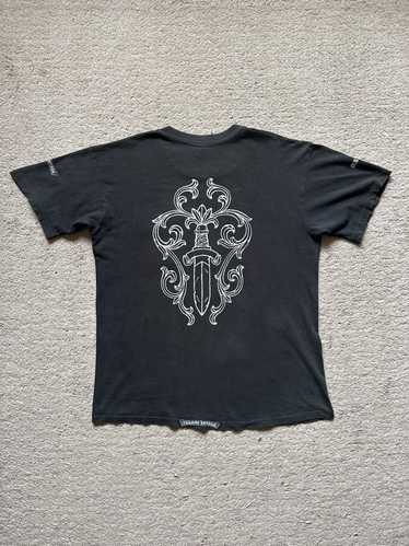 90s Sサイズ CHROME HEARTS maxfield Tシャツ VINTAGE 90's CHROME HEARTS MAXFIELD -SUPER DOPE | Depop