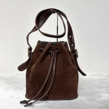 Vintage coach suede bucket - Gem