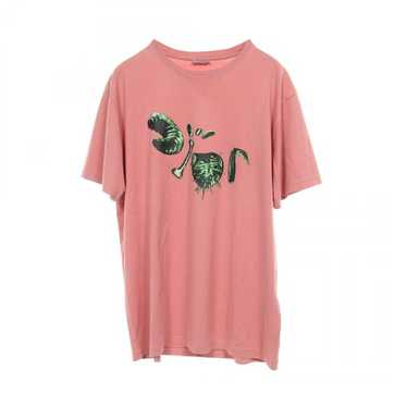 MimiDior ヴィンテージディオールバラ刺繍 長袖Tシャツピンク クリスチャンディオール Dior for peace ピンク 長袖 カットソー