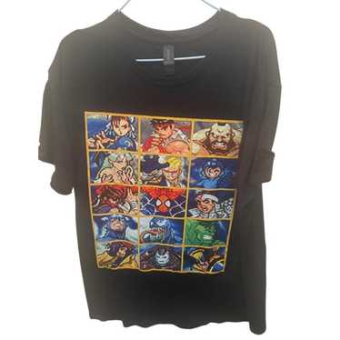 マーヴル・スーパーヒーローズ Tシャツ Lサイズ CAPCOM ビンテージ マーヴル・スーパーヒーローズ Tシャツ Lサイズ CAPCOM