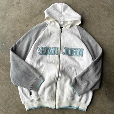 Sean John ホワイト ジャンパー L/XL White sean john hoodie - Gem