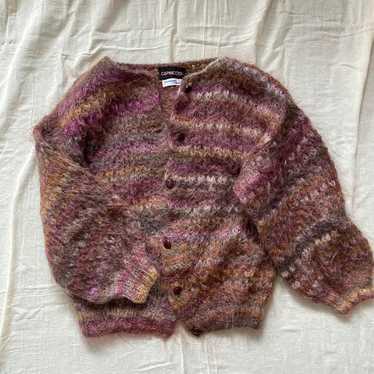 トップス NEEDLES MOHAIR CARDIGAN - ROSE Needles / ニードルズ | Mohair Cardigan - Rose - Dk.Brown