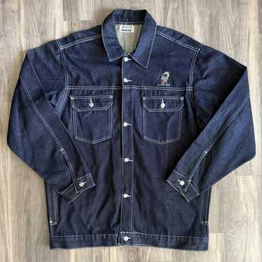 レア！！90s イタリア製 ICE BERGデニムジャケット Gジャン XL 90s ICEBERG jeans Bigsized design denim jacket