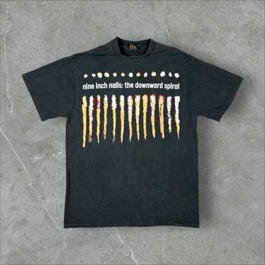 大幅値下げ NIN Nine Inch Nails Tシャツ 1994年製 Vintage 1994 Nine Inch Nails The Downward Spiral T-Shirt