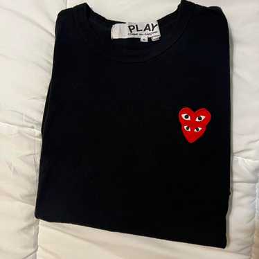 トップス 1998s \" Tricot Comme des garcons \" Tee Comme Des Garçons Play Striped Long Sleeved T-shirt | Black