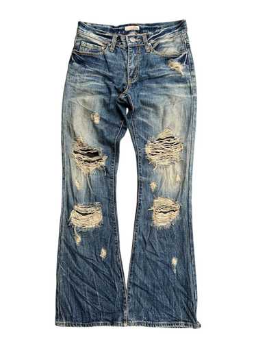 パンツ 00s goa flare damage denim VINTAGE 00s Goa Flare Damage Denim VINTAGE