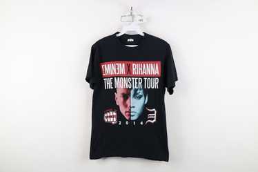 Eminem x Rihanna The Monster Tour Tシャツ Eminem X Rihanna- “The Monster Tour” - 2014 - Black Shirt. S