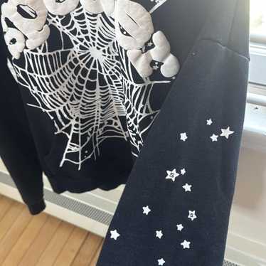 【美品】【正規品】【最終値下げ】【鑑定タグ付き】Sp5der ピンクフーディ S Sp5der hoodie s - Gem