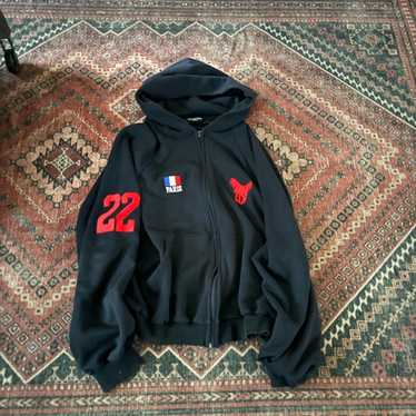 BALENCIAGA ポロ ジップフーディー BALENCIAGA バレンシアガ 22AW Polo Zip-up Hoodie ポロ ジップ