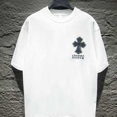 CHROME HEARTS ホワイト Tシャツ Sサイズ Size【L】 CHROME HEARTS クロム・ハーツ NECK LOGO POCKET S/S