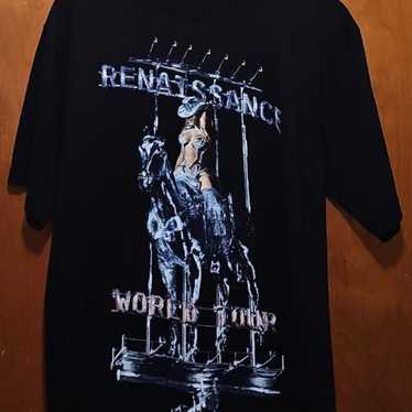 ビヨンセ RENAISSANCE WORLD TOUR オフィシャルTシャツ L Beyonce Official Renaissance World Tour Pose 4 T-shirt Black