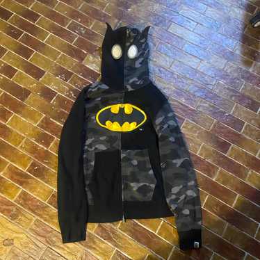 A BATHING APE×DC COMICS BATMAN Buy BAPE x DC Batman Color Camo Full Zip Hoodie #1 'Black