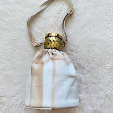 GOOD-Y　JYPAN　ジャストカヴァリ ベージュ Lスカル刺繍イタリア Just cavalli bag - Gem