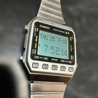 CASIO DATA BANK 漢字 DKW-100 ヴィンテージ 説明書 ケース付き カシオ 漢字データバンク DKW-100 casio
