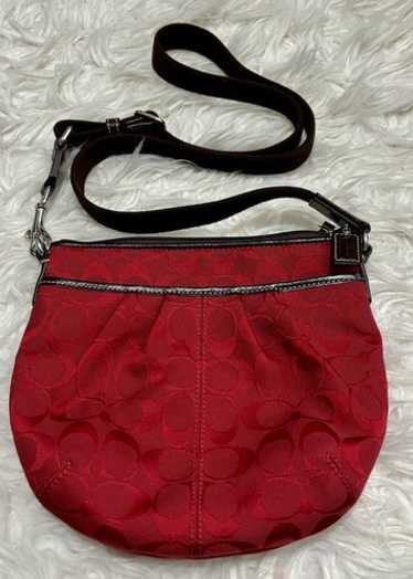 Coach red signature hobo - Gem