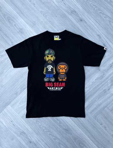 送料無料！BIG SEAN X BAPE BABY MILO TEE BAPE Milo Big Sean Tee Black Men's - US