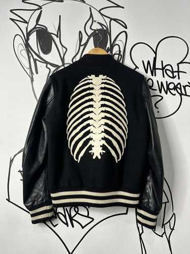ジャケット・アウター HUMAN MADE LAST ORGY2 VARSITY JACKET Human Made varsity jacket grey - Gem