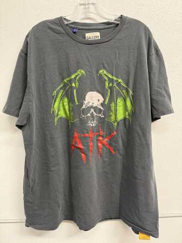 GALLERY DEPT. ATK スカル グラフィック Tシャツ 新品 GALLERY DEPT. ATK NIGHT TEE | VINTAGE BLACK