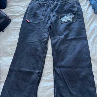 NYX ブラックデニムパンツ　SOUTHPOLE Jnco affiliate Vintage Y2K Def Jam Jnco Jeans Mens 38x34 Baggy Southpole