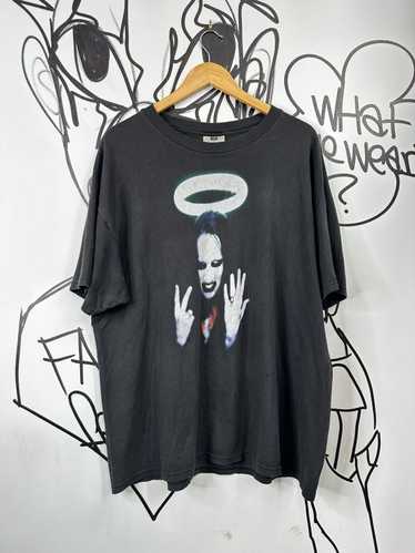 marilyn manson 90年代　90s winterland 1998 Winterland Men's T Shirt Marilyn Manson 1998 God Is Nowhere