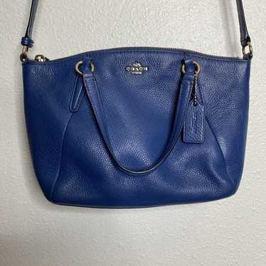 即発★COACH/コーチMini Kelsey In Pebble Leather Satchel Coach KELSEY satchel small in pebble leather - YouTube