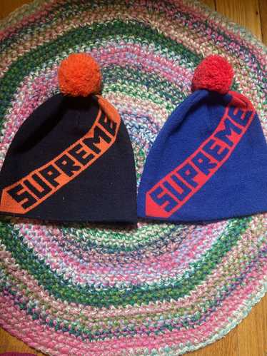 帽子 Supreme  Pom Pom Beanie Supreme Snow Beanie (FW23) - $40