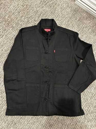 supreme Kung Fu Jacket BLACK Ｌ Supreme Mandarin collar jacket M hoodie coat Jacket black