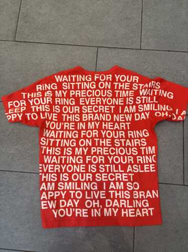 junya watanabe man 2002S/S poem tシャツ Junya Watanabe, S/S 2002 'Ransom Note' Poem Shirt – THE WAY