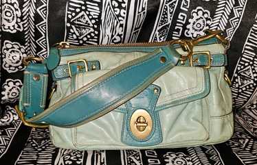 バッグ coach 65th anniversary legacy green mini Coach 65th Anniversary Green Legacy Shoulder Handbag GUC