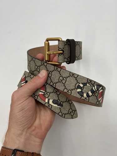 GUCCI ヘビ革 ベルト ブラウン系 Gucci gucci snake belt - Gem