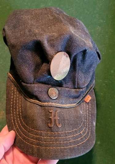 帽子 VINTAGE 70s Levi's denim hat orange tab Vintage Levis Levi Strauss Denim Snapback Orange Tab Trucker