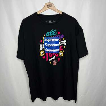 asspizza triple box logo L/S tee L 黒 SUPREME X ASSPIZZA TRIPLE BOX LOGO LONG SLEEVE TSHIRT IN