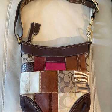 バッグ COACH archive patchwork leather bag y2k COACH patchwork leather bag archive y2k