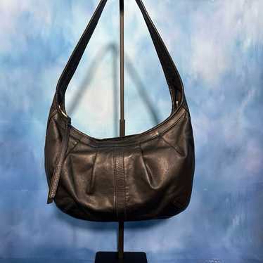 バッグ Vintage Coach Hobo Ergo Zip Black COACH Ergo Zip Hobo Shoulder Bag #9020 Black Vintage Leather