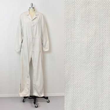 パンツ 60's POWR HOUSE Herringbone Jumpsuit Vintage Herringbone Coveralls - Blue | Garmentory