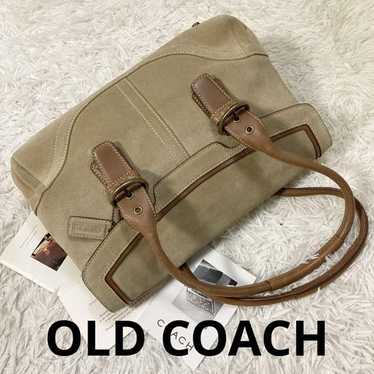バッグ Vintage Coach Suede Mini Boston Bag Coach vintage mini boston - Gem