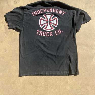 Independent Truck Company Tシャツ 黒　L Vtg Independent Truck Company T-Shirt 2-Sided Skateboard